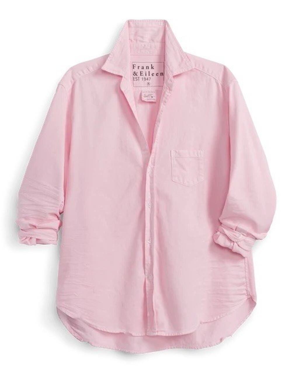 Frank & Eileen Light Pink Eileen Button Up Blouse Shirt M